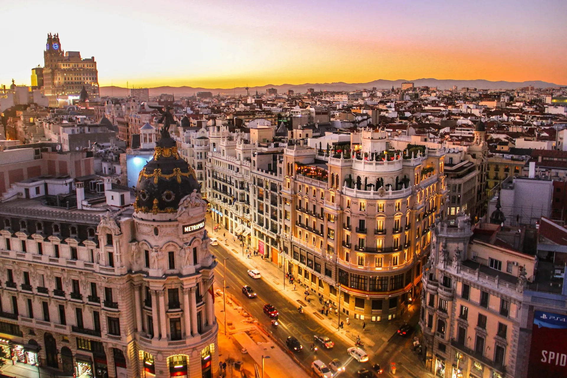 Fotografía aerea del servicio de fisioterapia en Madrid