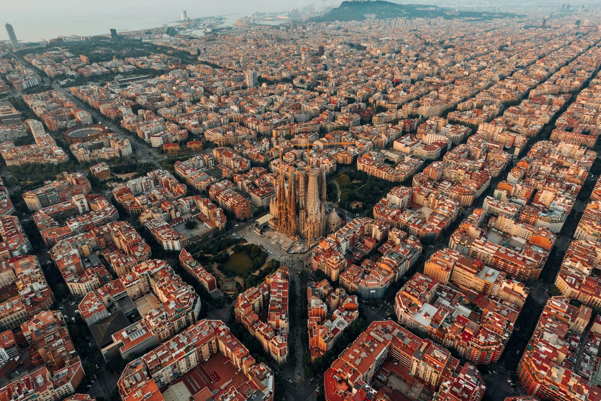 Fotografía aerea de nuestro servicio de Fisioterapia en Barcelona